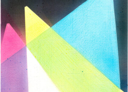 tegning med lys som overlapper